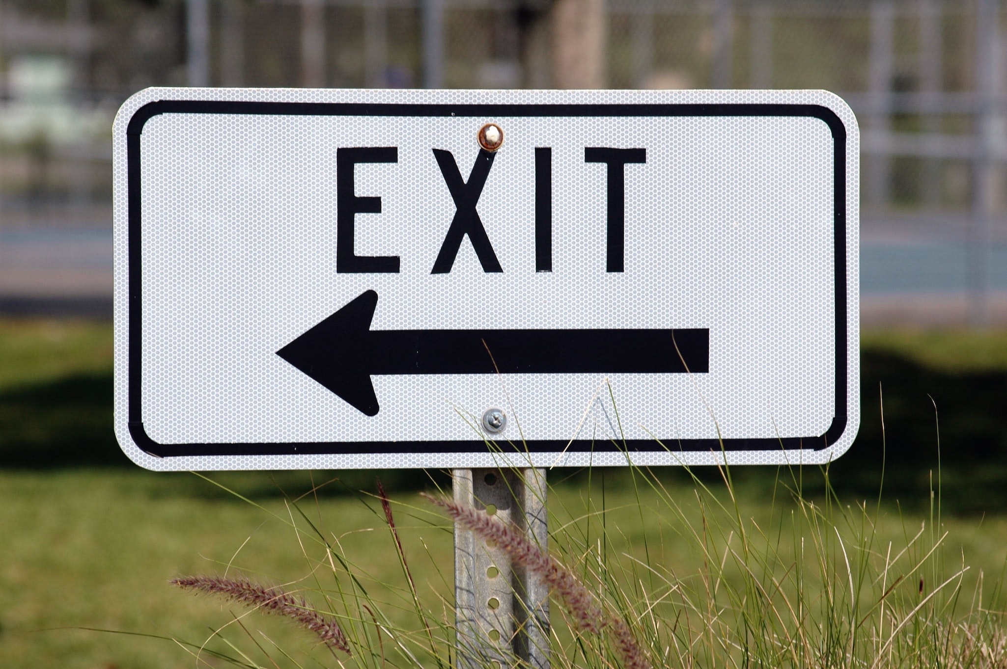 exit arrow